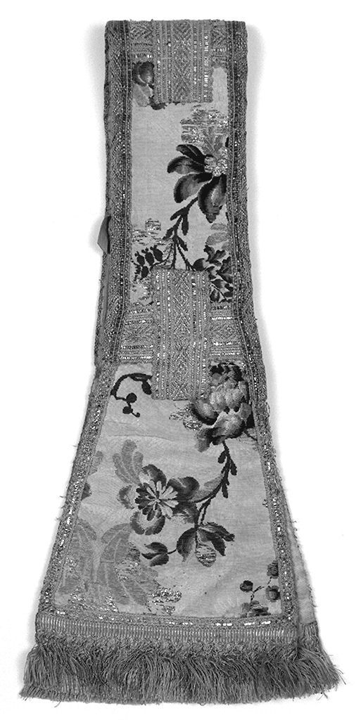 motivi decorativi floreali (manipolo, elemento d'insieme) - manifattura italiana (prima metà sec. XIX)