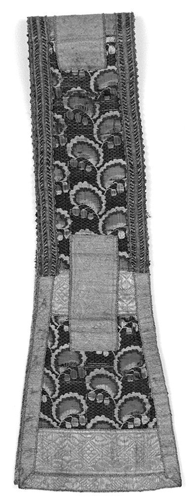 motivi decorativi vegetali stilizzati (manipolo, elemento d'insieme) - manifattura italiana (sec. XVIII)