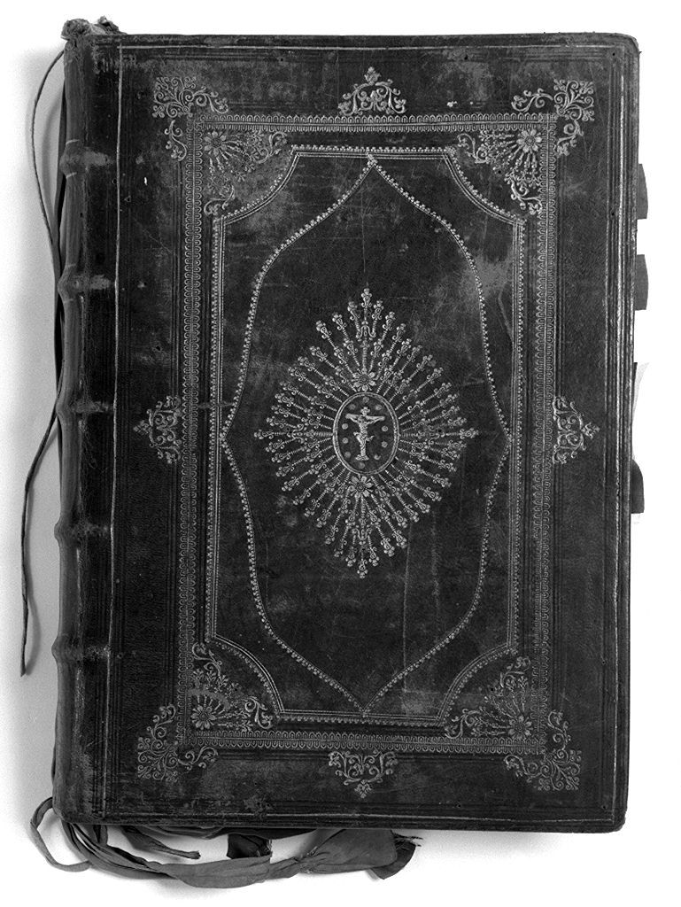 coperta di libro liturgico, elemento d'insieme - bottega veneziana (sec. XVIII)
