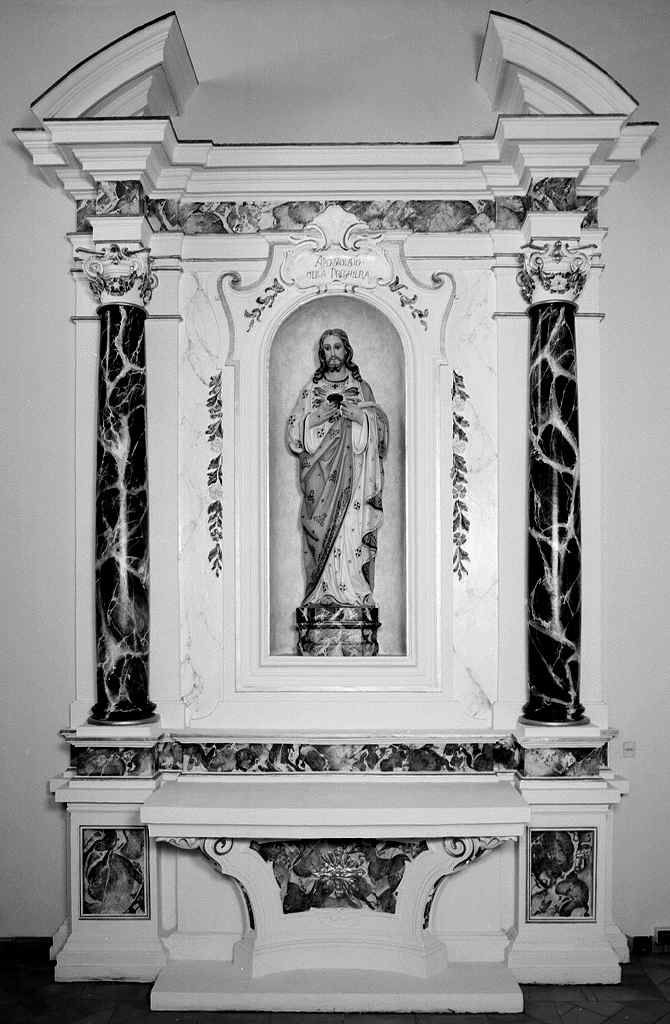 motivi decorativi vegetali (altare - a edicola) - bottega senese (prima metà sec. XVIII)