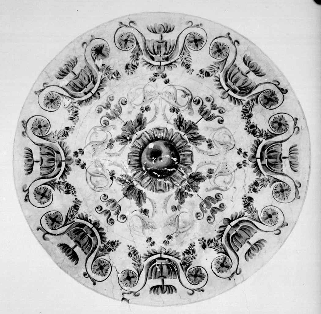 motivi decorativi vegetali (decorazione pittorica, elemento d'insieme) - ambito toscano (sec. XIX)