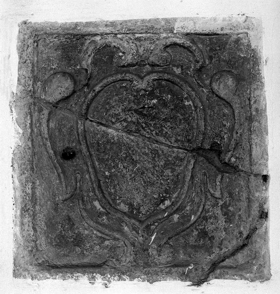 stemma (rilievo) - bottega senese (secc. XVI/ XVII)