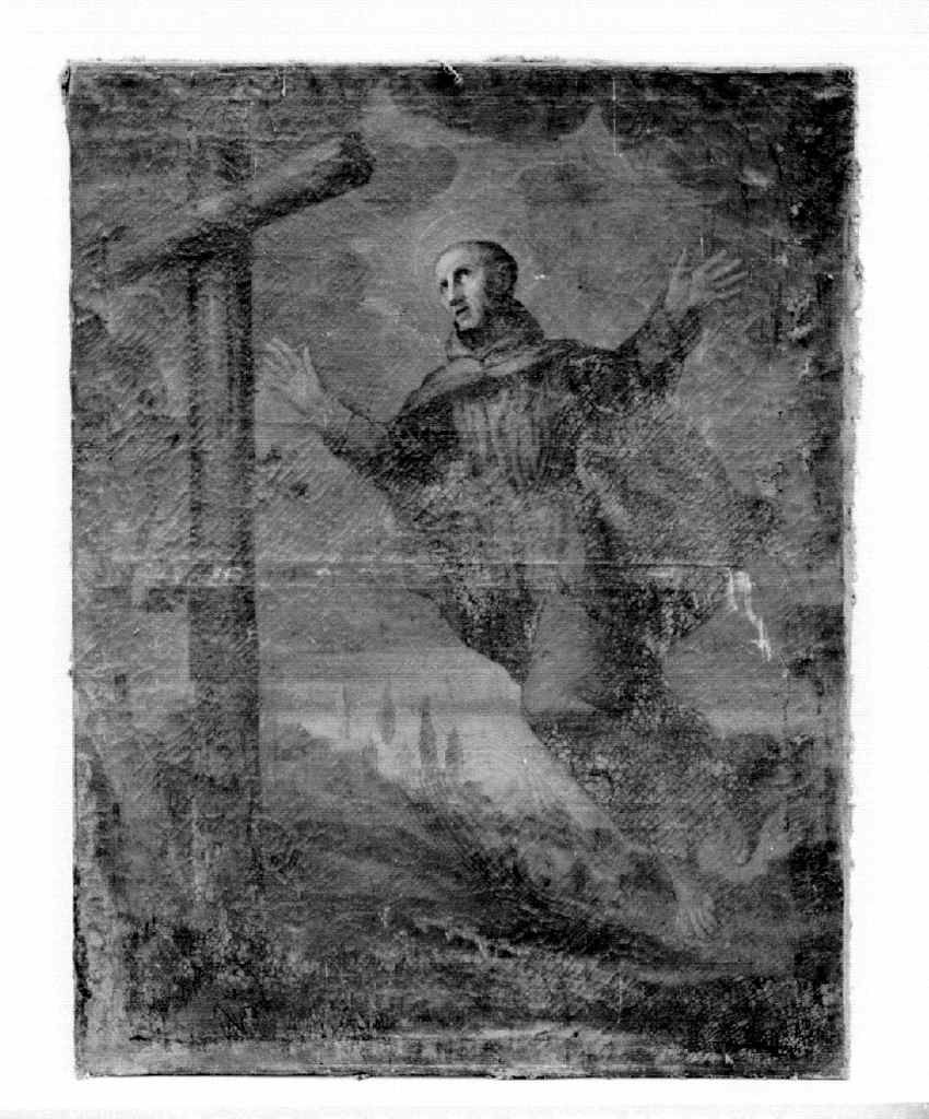 estasi di San Pietro d'Alcantara (dipinto) - ambito senese (sec. XVIII)