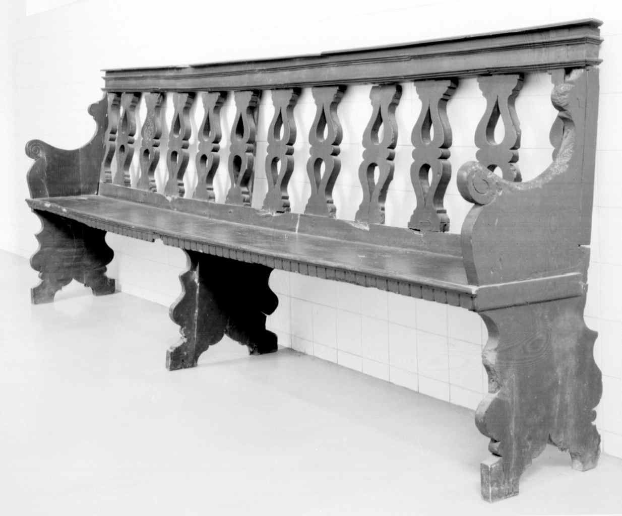 panca - produzione toscana (sec. XVIII)