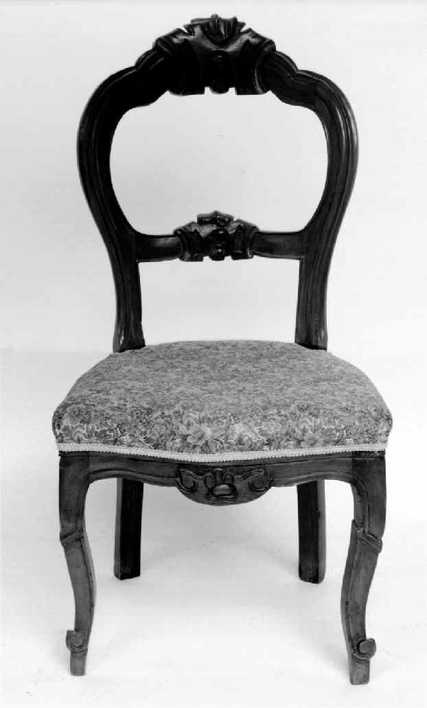 sedia - produzione toscana (seconda metà sec. XIX)