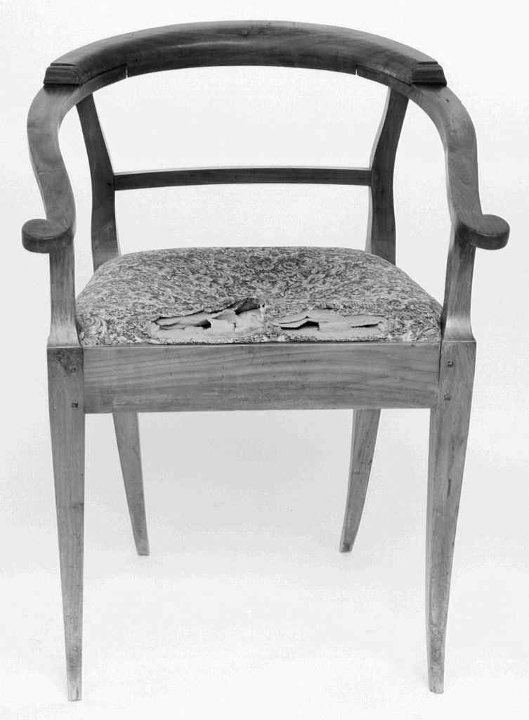 poltrona - produzione toscana (prima metà sec. XIX)