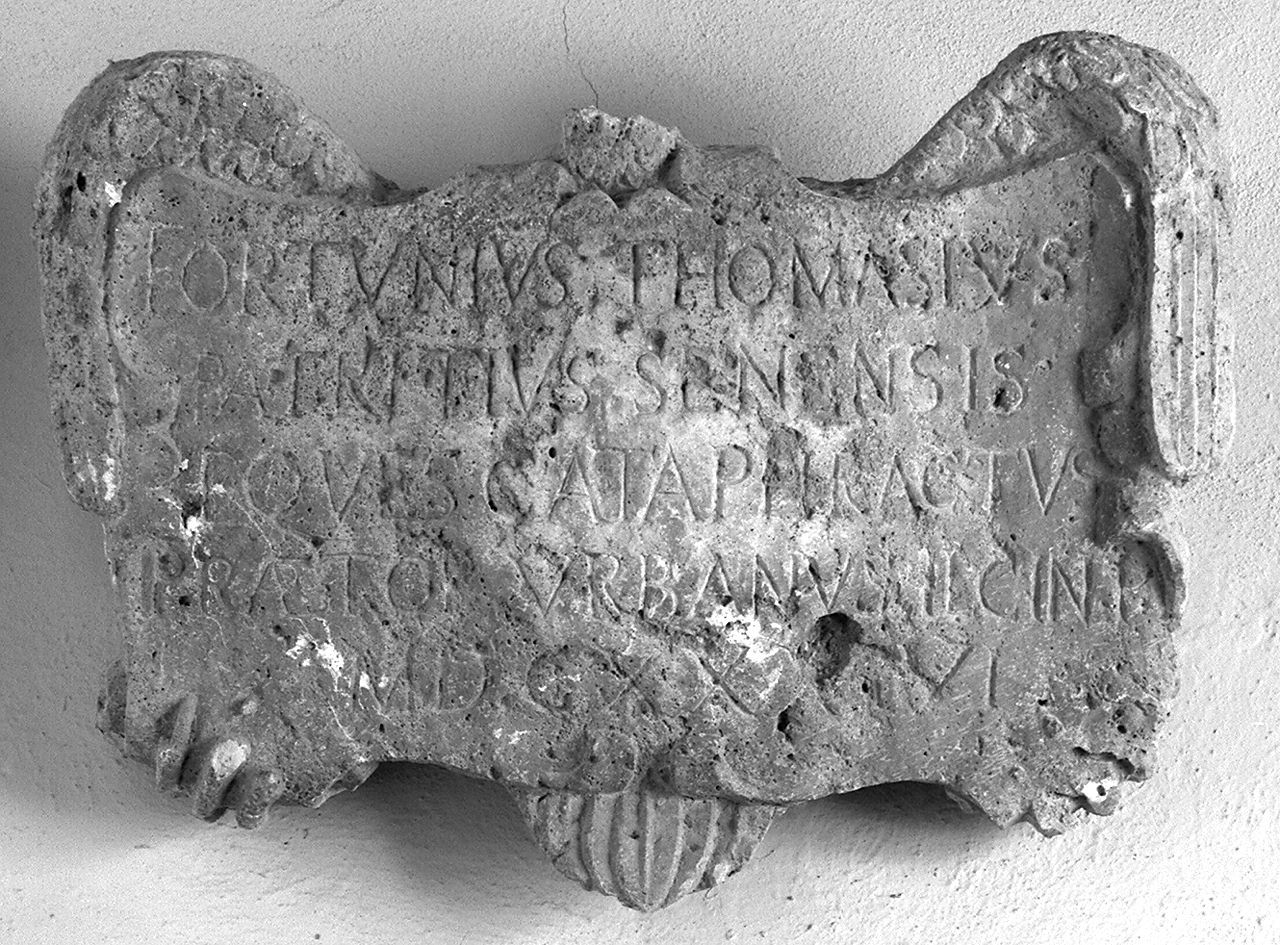 lapide commemorativa - bottega toscana (sec. XVII)