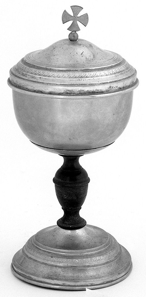 pisside - bottega toscana (secc. XIX/ XX)