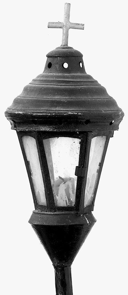 lanterna processionale, serie - bottega toscana (seconda metà sec. XIX)