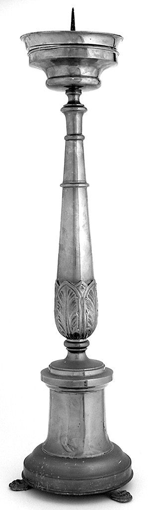 motivi decorativi vegetali (candeliere d'altare, serie) - bottega toscana (secc. XIX/ XX)