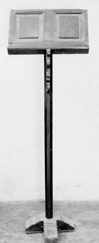 leggio - produzione senese (seconda metà sec. XIX)