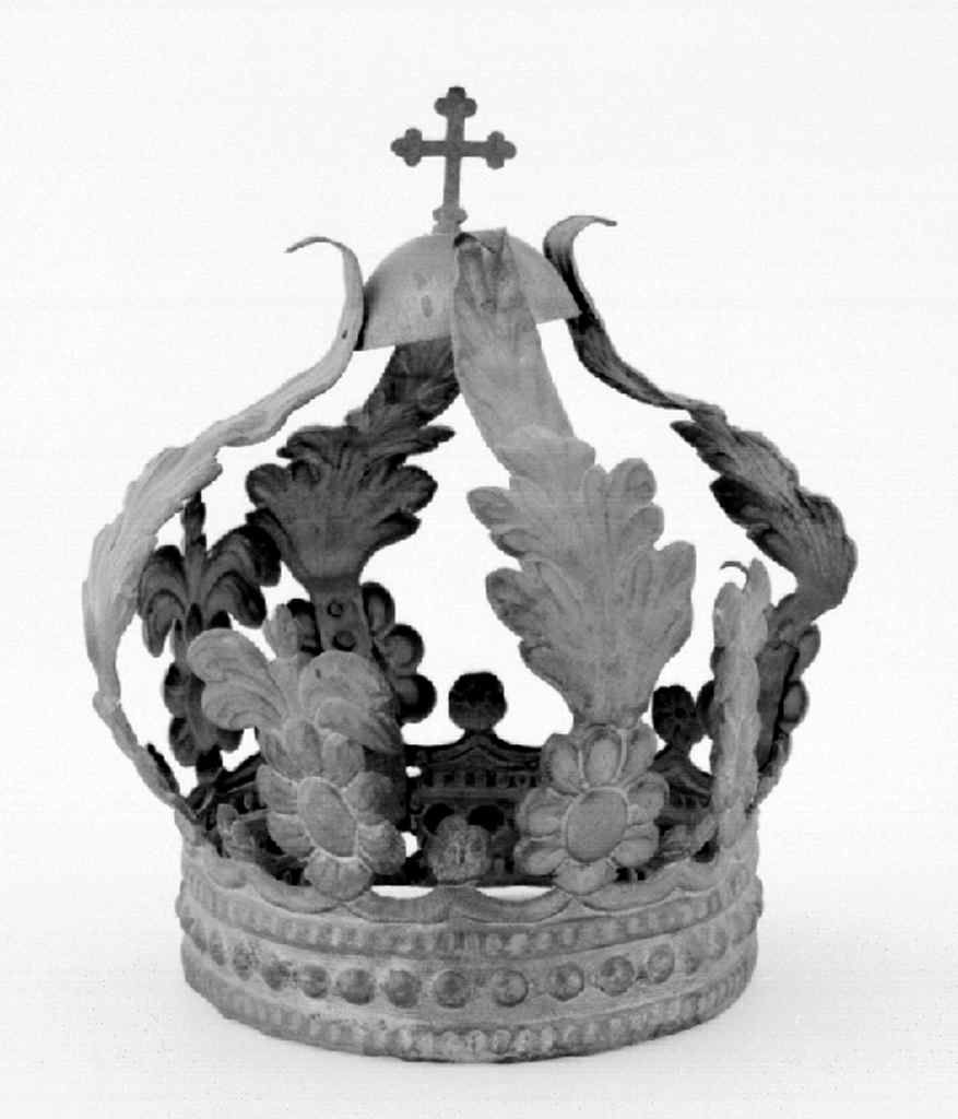 motivi decorativi vegetali (corona da statua, elemento d'insieme) - bottega toscana (sec. XVIII)