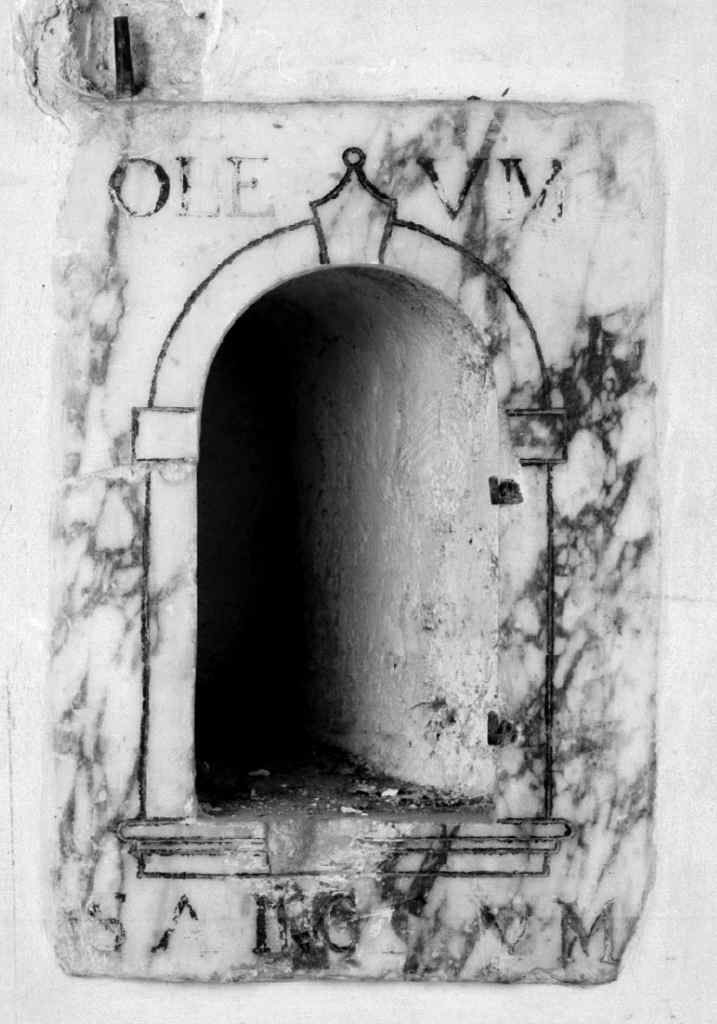 motivi decorativi architettonici (mostra di tabernacolo - a muro, elemento d'insieme) - bottega toscana (sec. XVII)