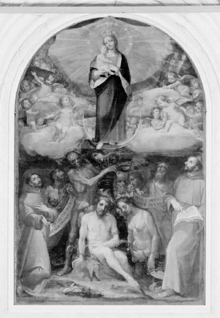 allegoria dell'Immacolata Concezione (dipinto) di Casolani Alessandro (sec. XVII)