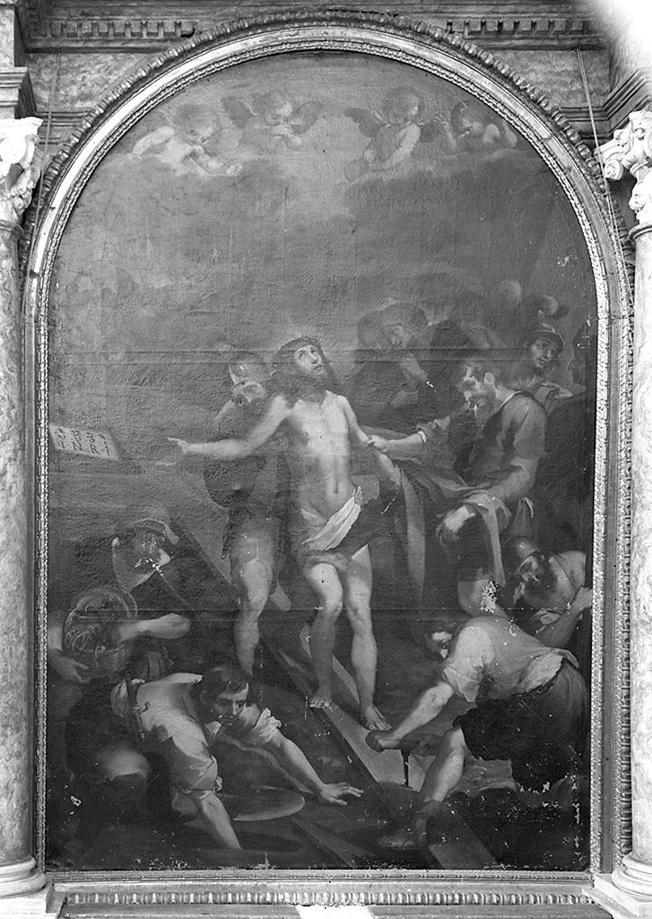 cornice, elemento d'insieme - bottega senese (sec. XVII)