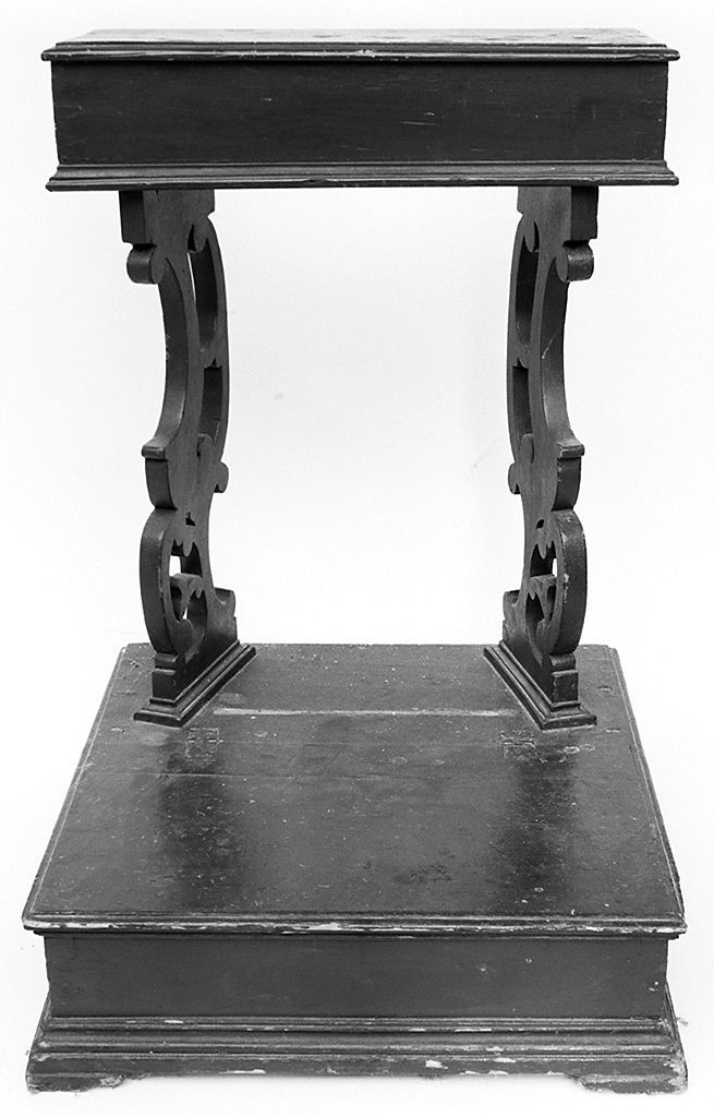 inginocchiatoio - bottega toscana (secc. XVIII/ XIX)