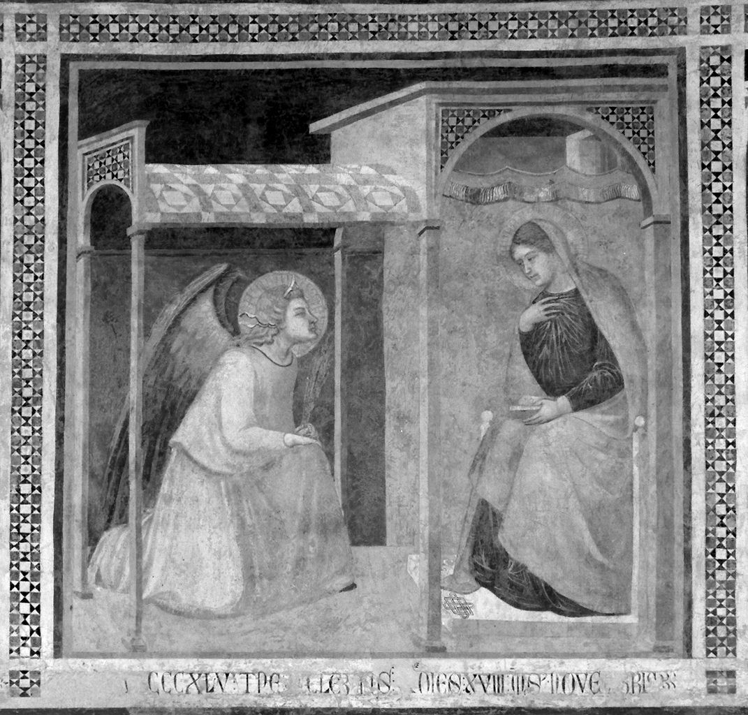 Annunciazione (dipinto, elemento d'insieme) di Lorenzetti Pietro (sec. XIV)