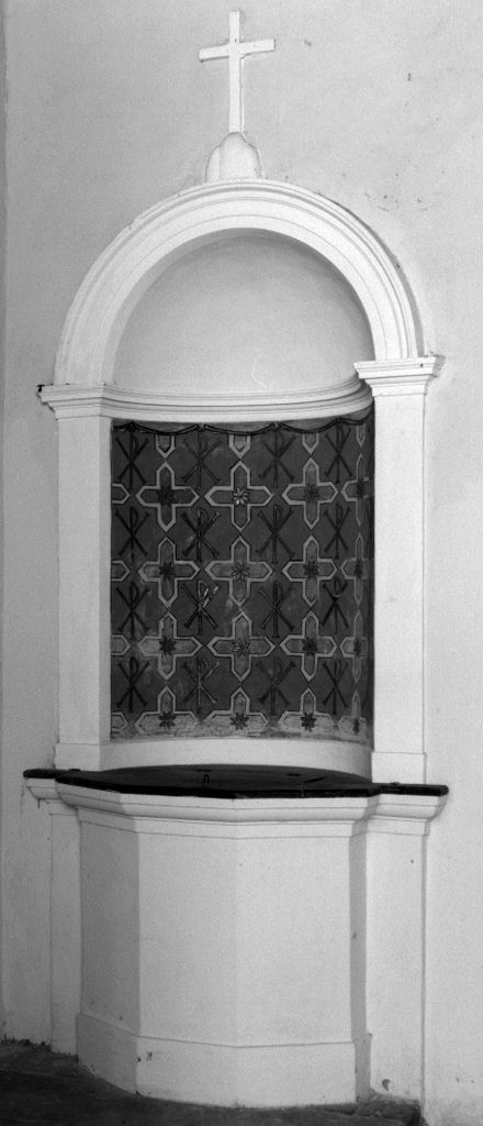 fonte battesimale - bottega senese (sec. XX)