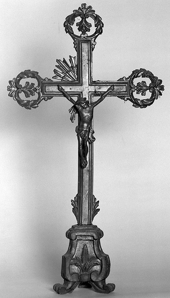 Cristo crocifisso (croce d'altare) - produzione toscana (prima metà sec. XIX)