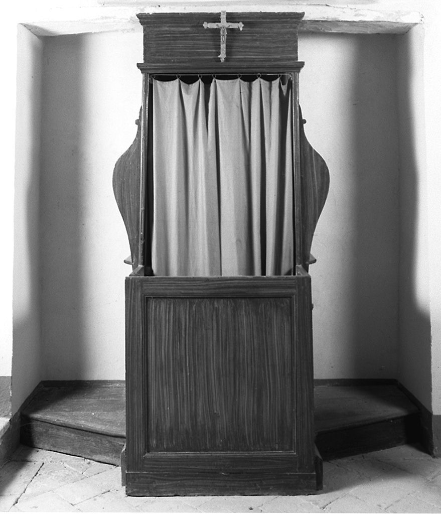 confessionale - produzione toscana (sec. XIX)