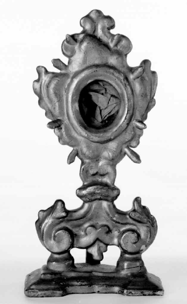 reliquiario - a ostensorio - manifattura toscana (secc. XVIII/ XIX)