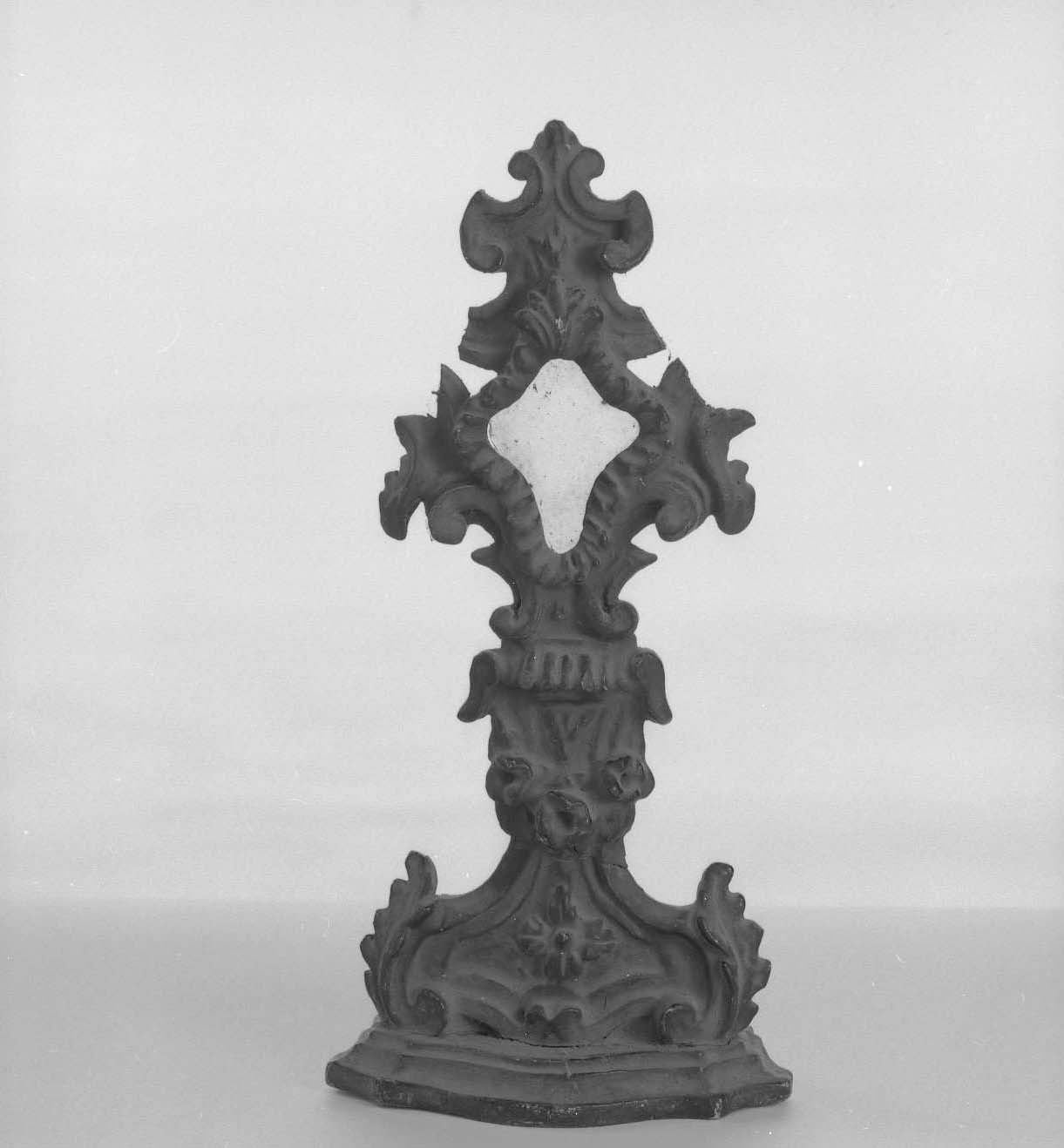 reliquiario - a ostensorio - manifattura toscana (secc. XVIII/ XIX)