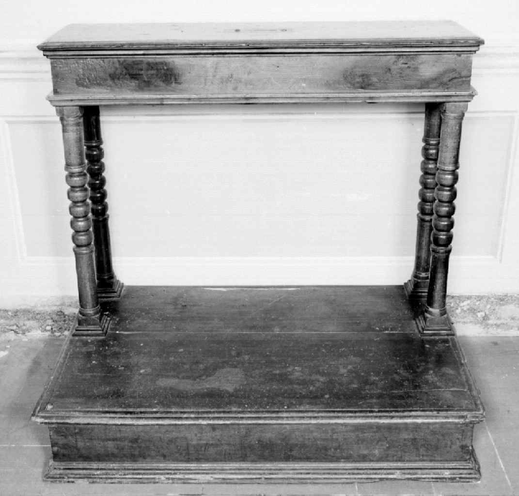 inginocchiatoio - manifattura senese (seconda metà sec. XIX)