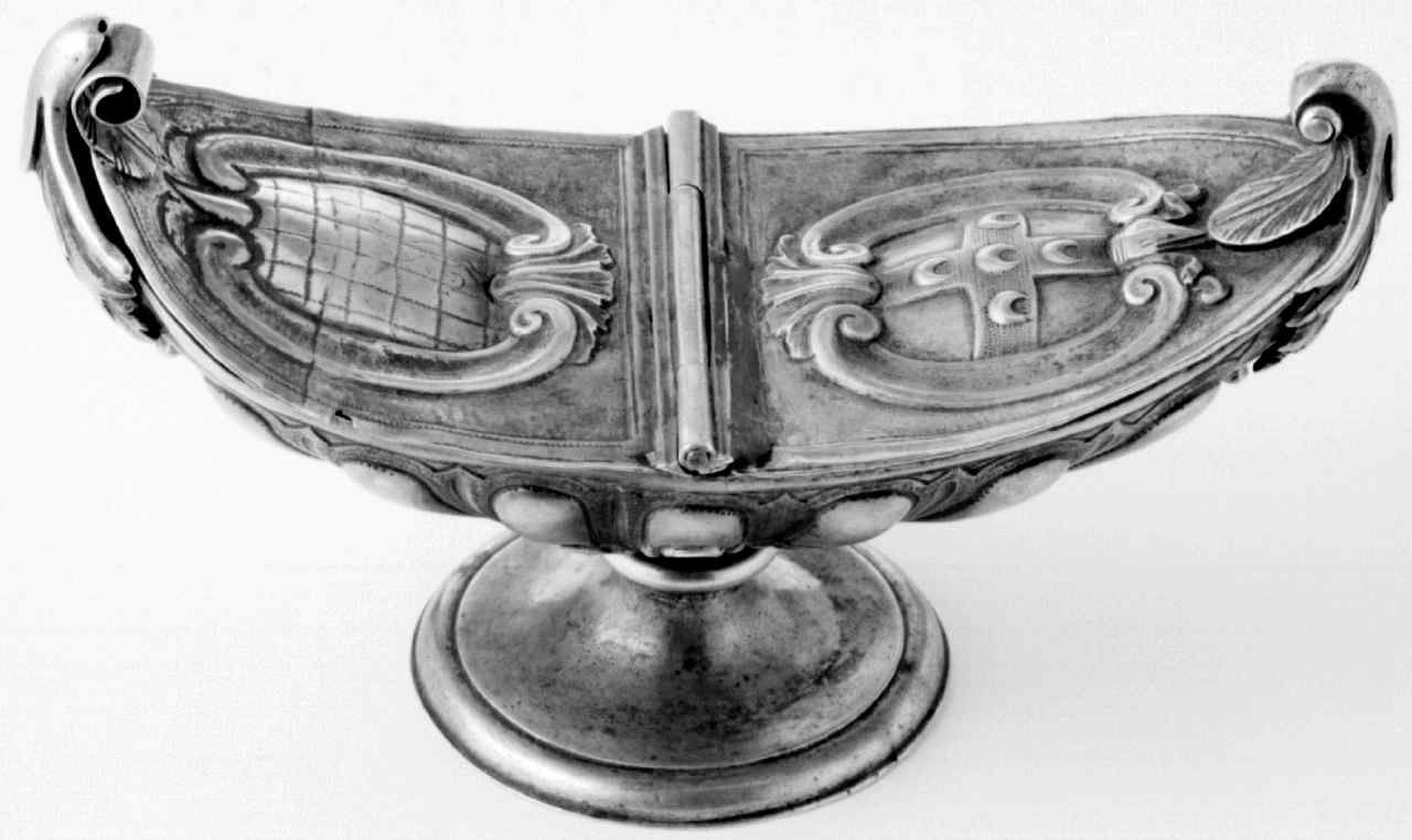 navicella portaincenso - bottega toscana (sec. XVI)