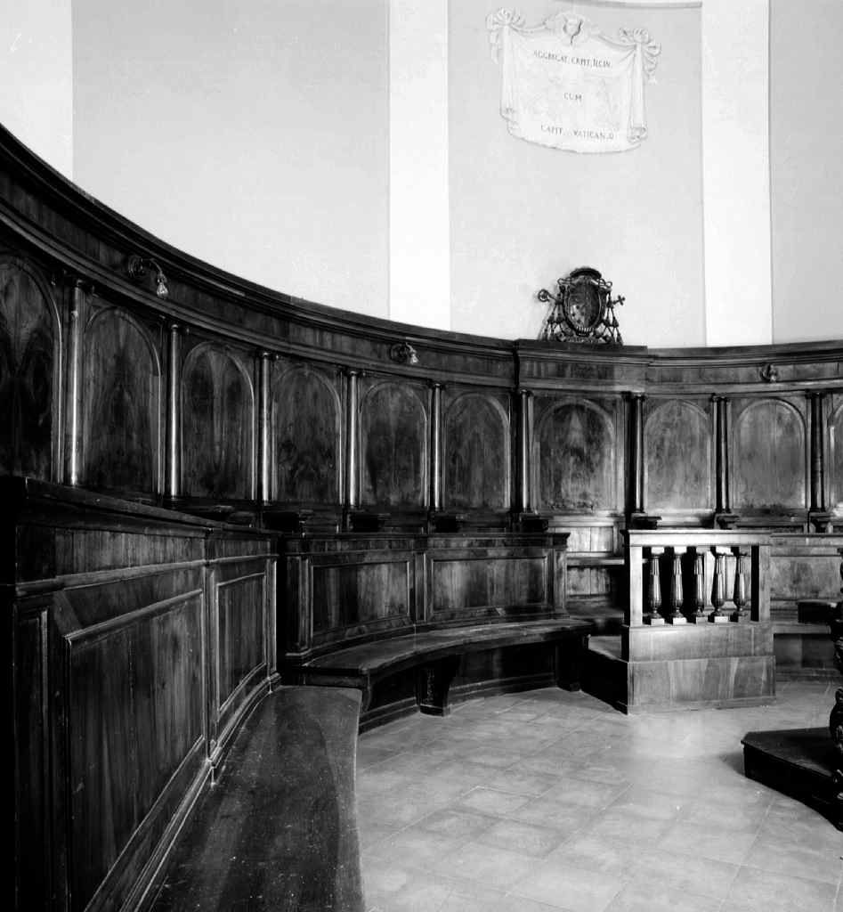 stalli del coro - manifattura senese (sec. XIX)