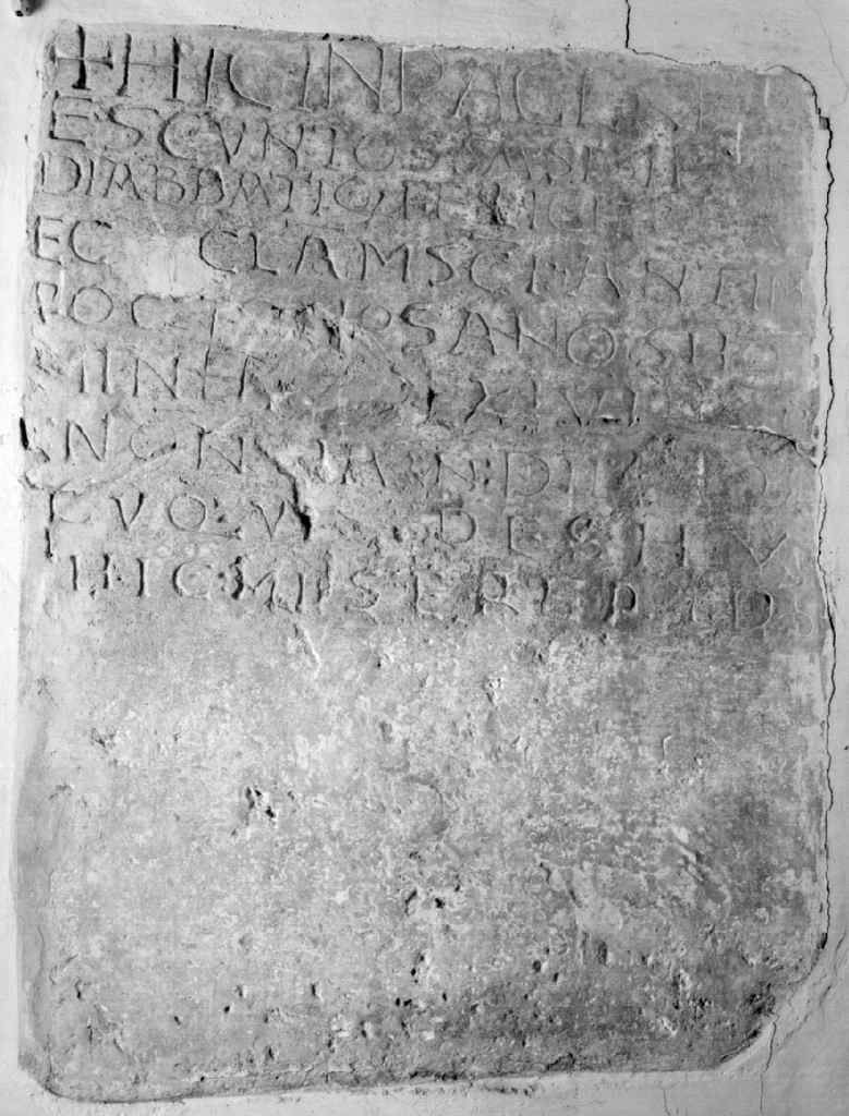 lapide tombale - manifattura toscana (sec. XX)