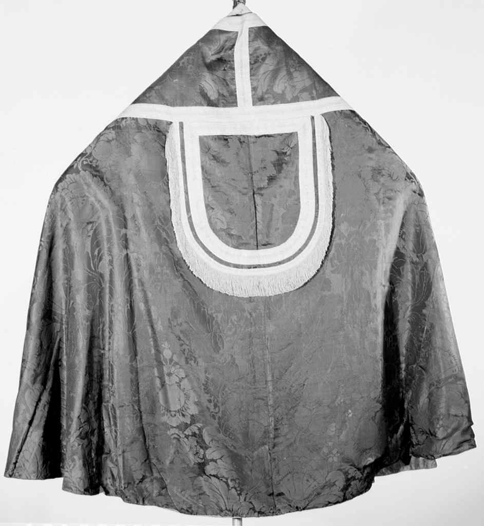 motivi decorativi vegetali (piviale, elemento d'insieme) - manifattura italiana (sec. XIX)