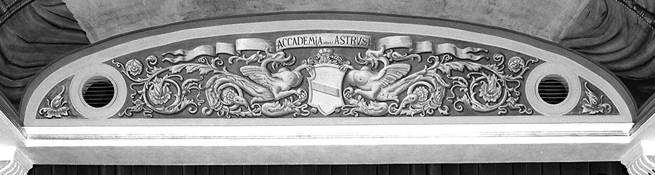 stemma dell'Accademia degli Astrusi (dipinto) - bottega senese (sec. XX)