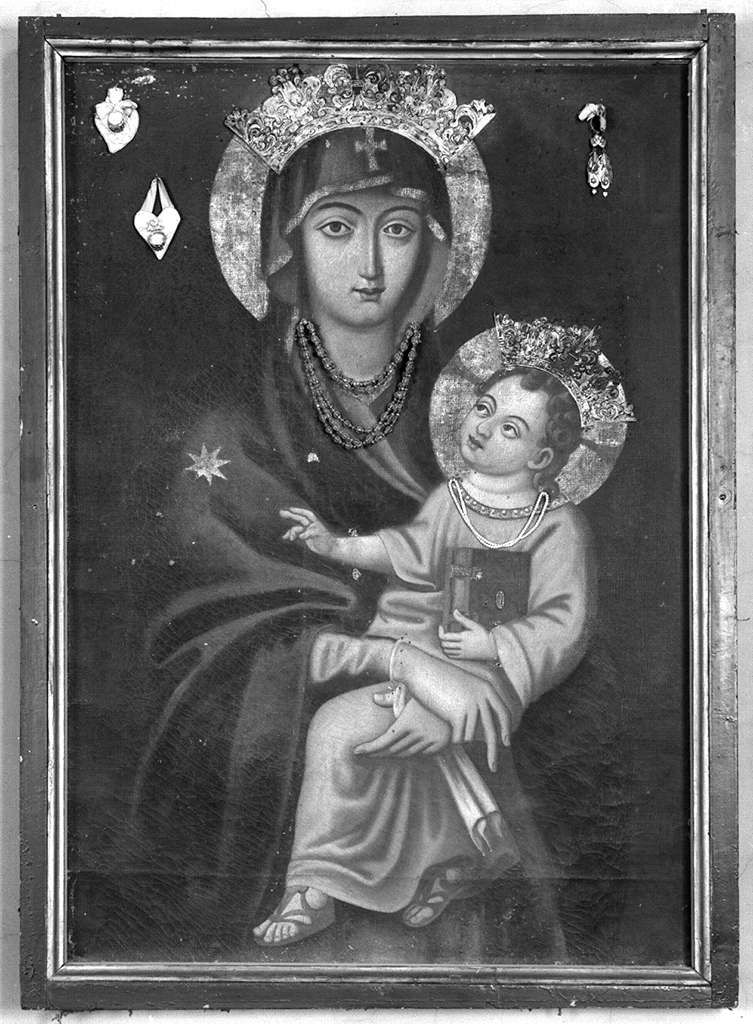 Madonna del Voto, Madonna con Bambino (dipinto) - bottega toscana (seconda metà sec. XVIII)