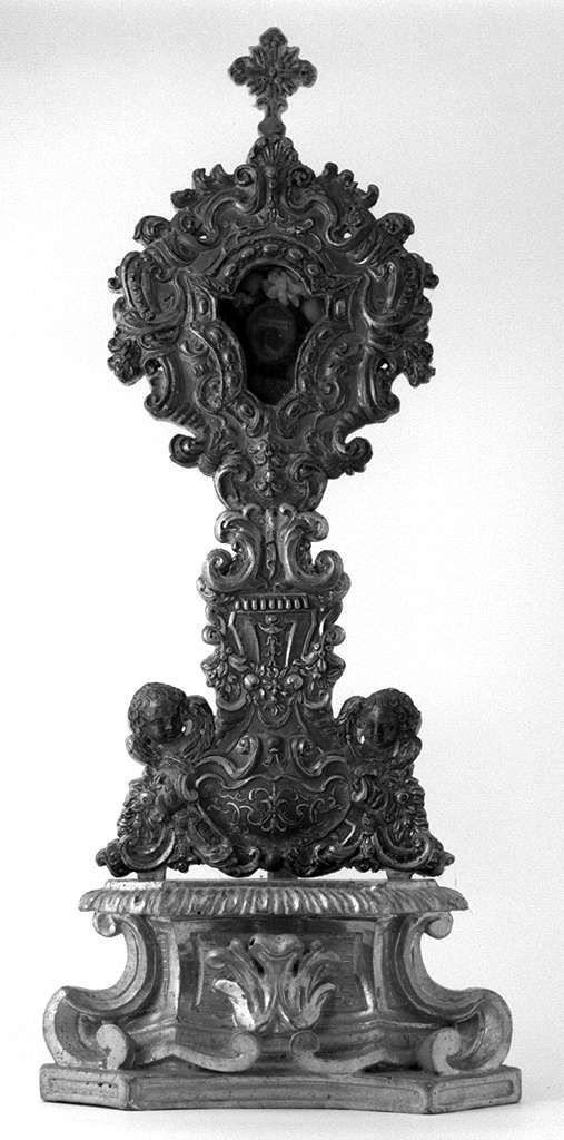 reliquiario - a ostensorio, serie - ambito toscano (seconda metà sec. XVIII)