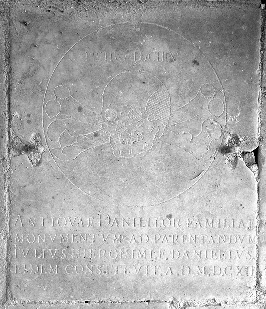 lapide tombale - bottega senese (sec. XVII)