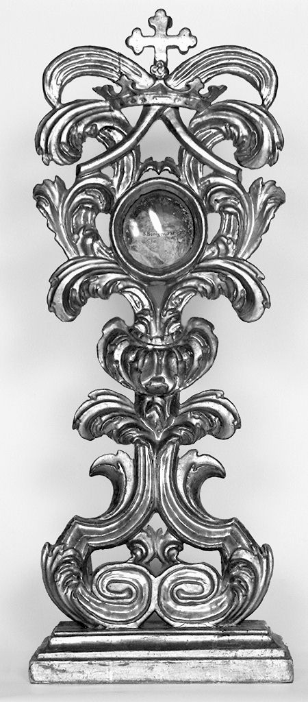 motivi decorativi vegetali (reliquiario - a ostensorio) - bottega toscana (seconda metà sec. XVIII)