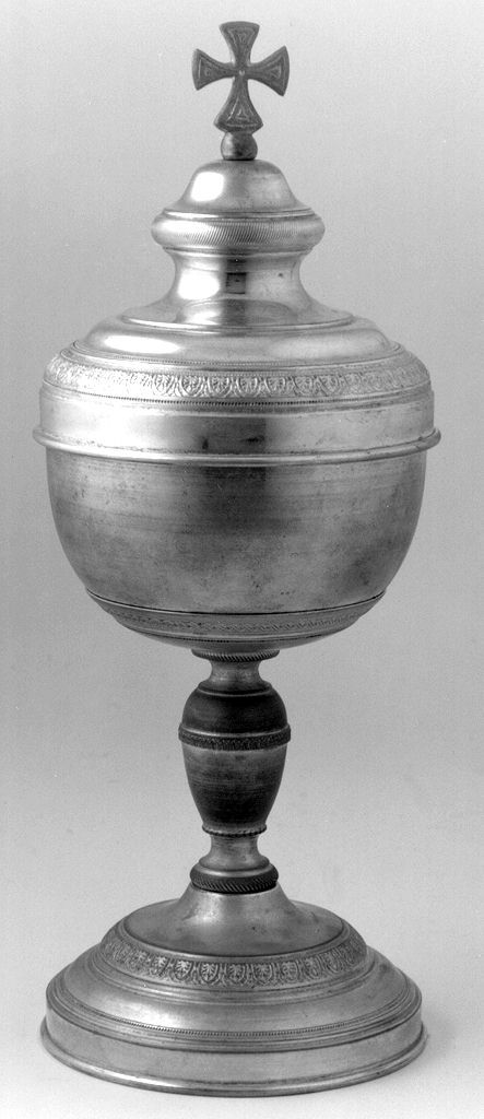 pisside - bottega toscana (secc. XIX/ XX)