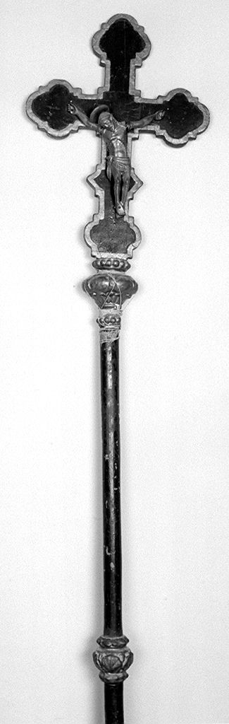Cristo crocifisso (croce processionale) - bottega toscana (sec. XIX)