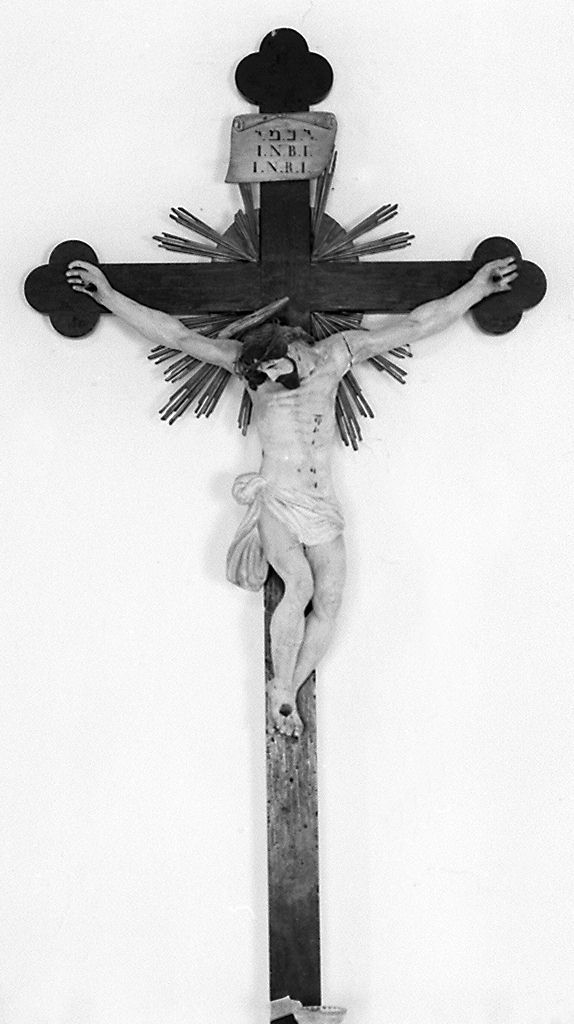 Cristo crocifisso (croce processionale) - bottega toscana (sec. XIX)