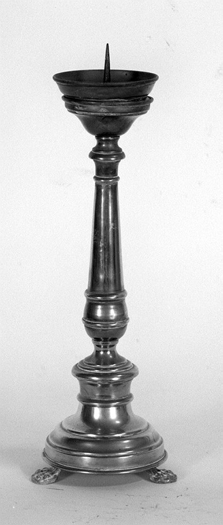 candeliere d'altare, serie - produzione toscana (secc. XIX/ XX)