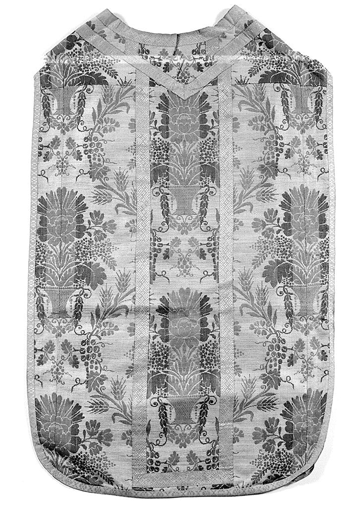 motivi decorativi floreali (pianeta, elemento d'insieme) - manifattura italiana (prima metà sec. XIX)