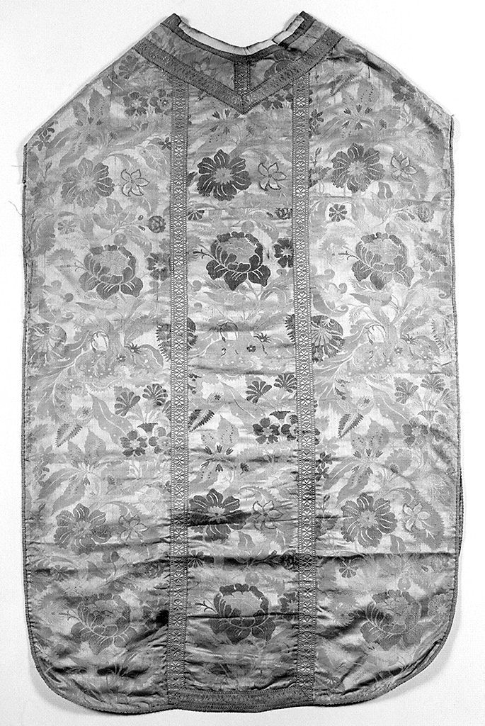 motivi decorativi floreali (pianeta, elemento d'insieme) - manifattura toscana (prima metà sec. XVIII)