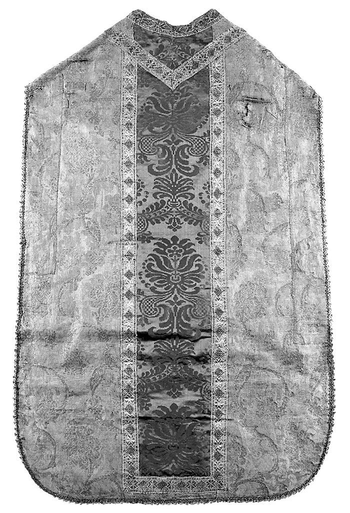 motivi decorativi floreali (pianeta, elemento d'insieme) - manifattura italiana (seconda metà sec. XVIII)