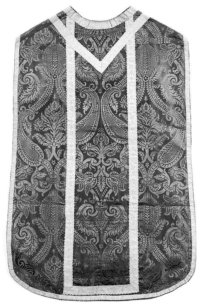 motivi decorativi vegetali stilizzati (pianeta, elemento d'insieme) - manifattura italiana (sec. XVII)