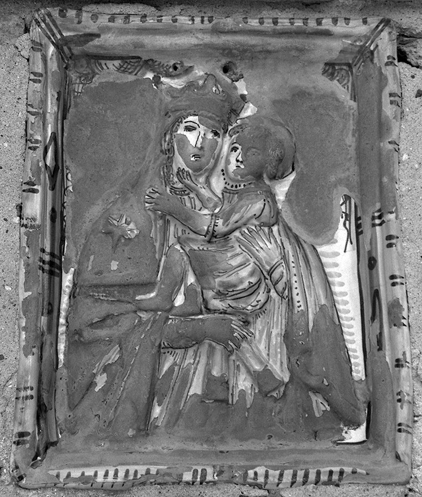 Madonna con Bambino (rilievo) - bottega toscana (sec. XIX)