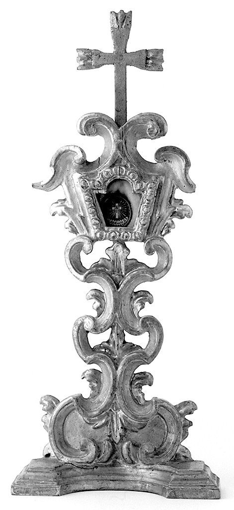 motivi decorativi vegetali (reliquiario - a ostensorio) - bottega toscana (ultimo quarto sec. XVIII)