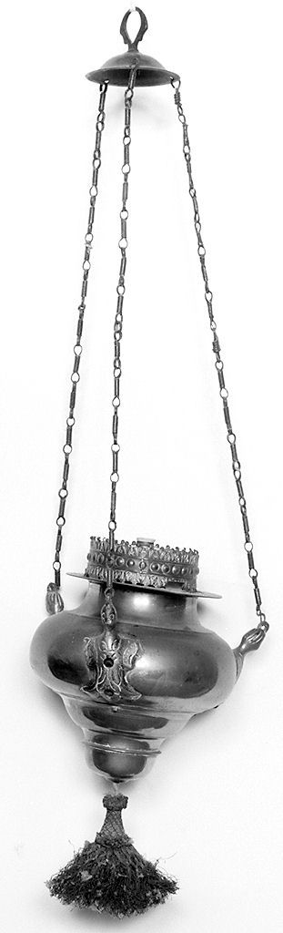 lampada pensile, serie - bottega toscana (secc. XVII/ XVIII)