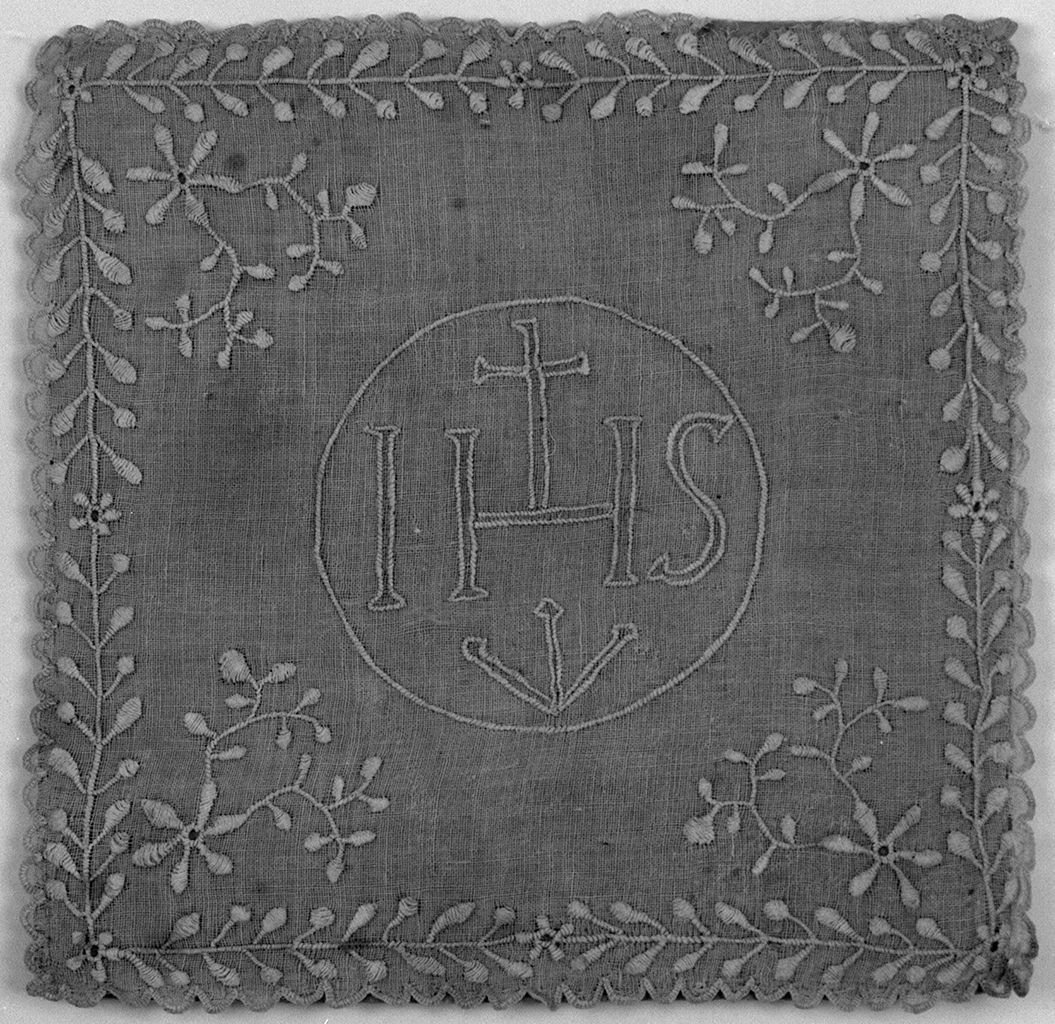 monogramma cristologico (palla di calice) - manifattura toscana (prima metà sec. XX)