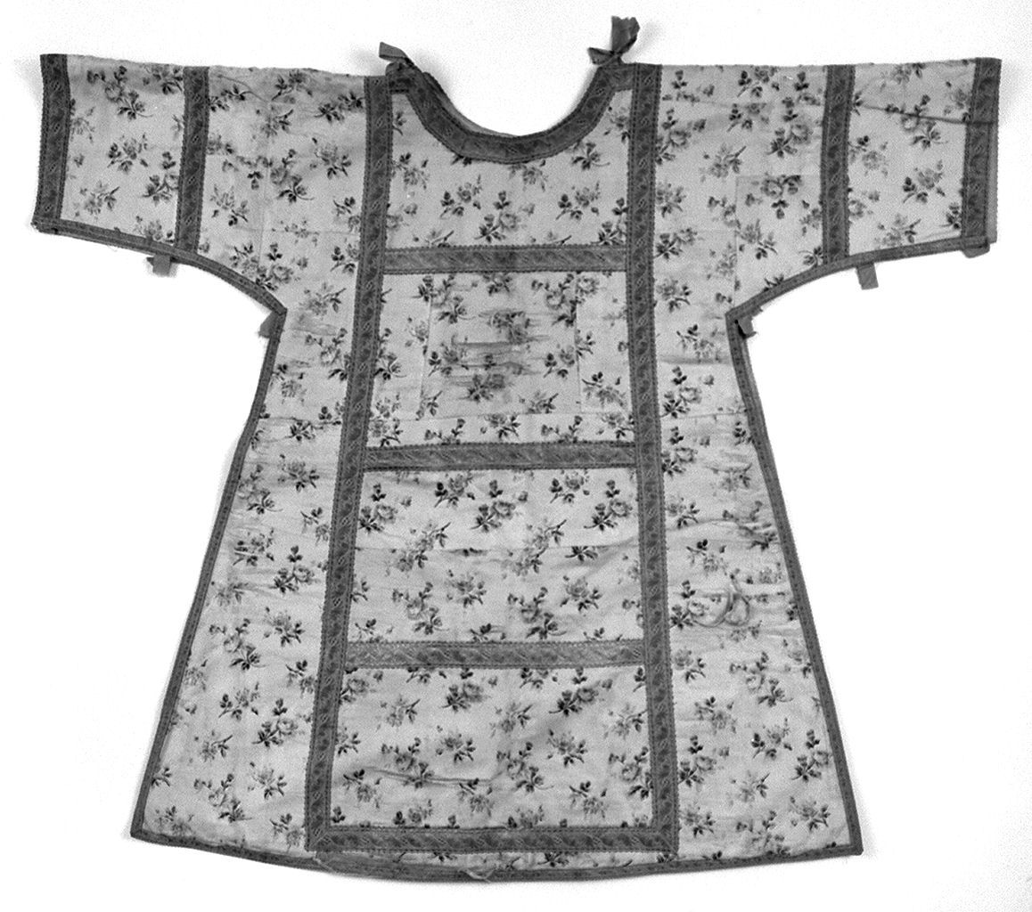 motivi decorativi floreali (tunicella, elemento d'insieme) - produzione italiana (secc. XVIII/ XIX)