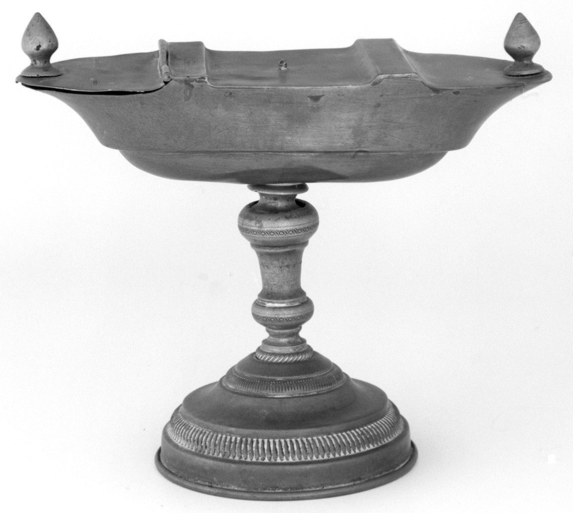 navicella portaincenso - bottega italiana (seconda metà sec. XIX)